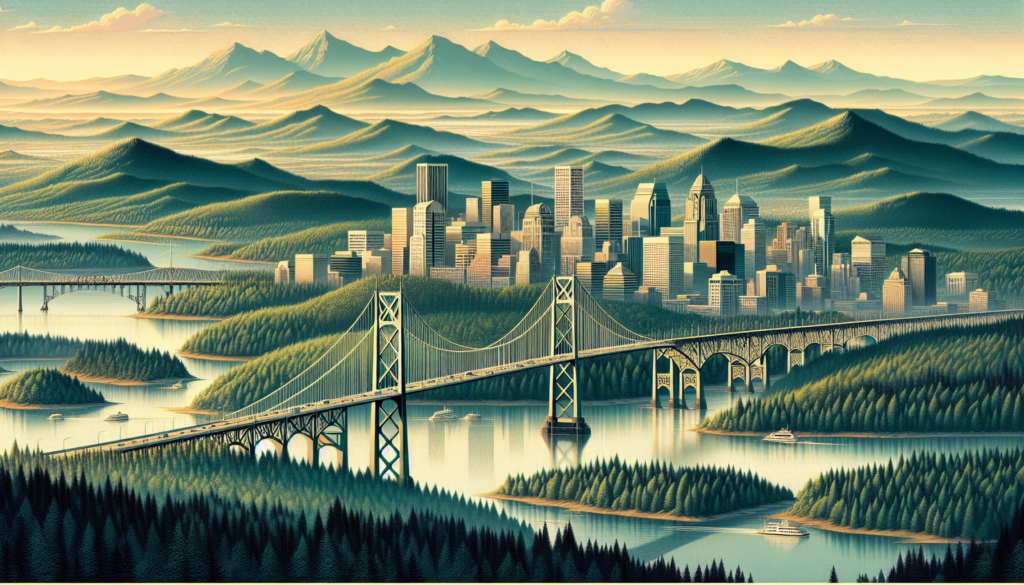 Distance between Vancouver Washington and Portland Oregon